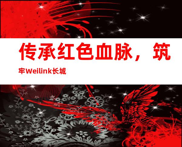 传承红色血脉，筑牢Weilink长城